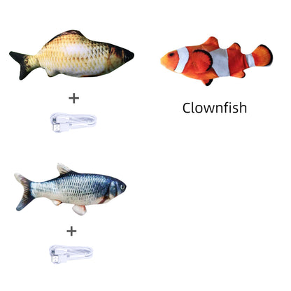 Wiggling Fish Cat Toy — No Catnip