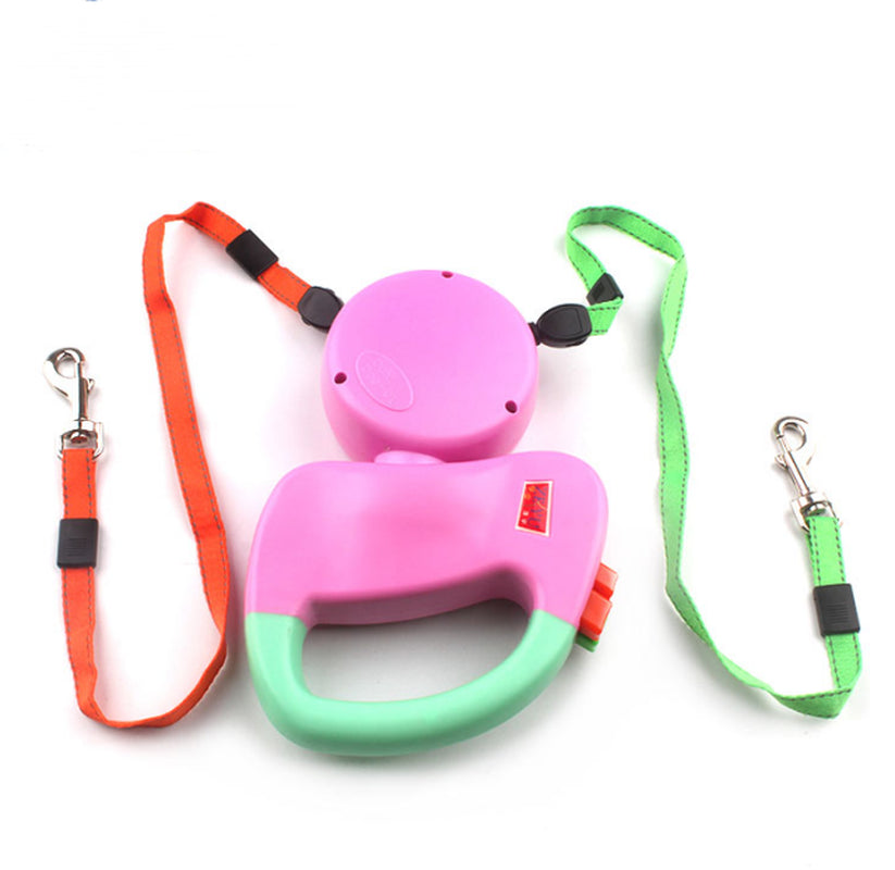 Dual Retractable Dog Walking Lead