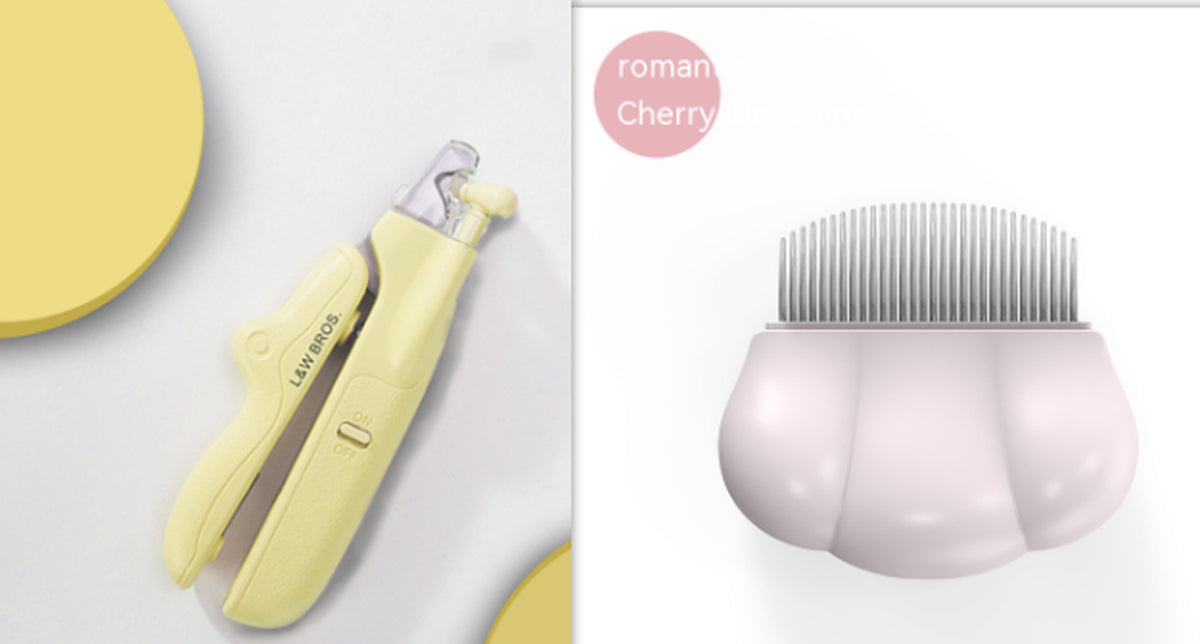 LED Pet Nail Clippers with Nail File