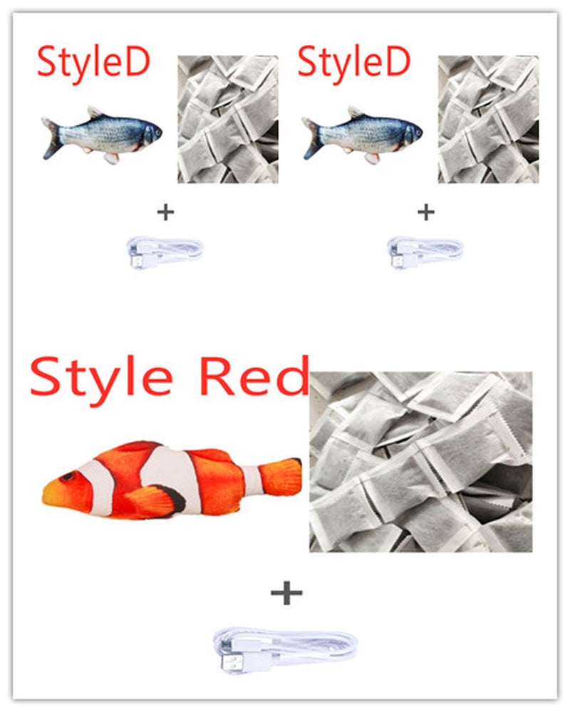 Wiggling Fish Cat Toy — No Catnip